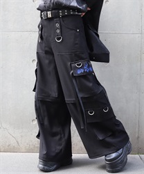 彼岸花×鬼火２ＷＡＹパンツ(瑠璃色-S)