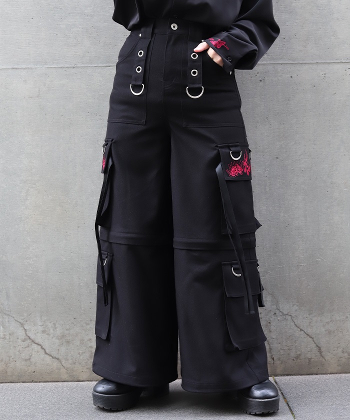 カーゴパンツ レッド系 | axes femme(アクシーズファム)公式onlineshop
