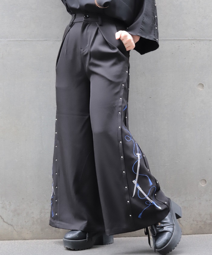 刀×スタッズ袴パンツ | REZEN | axes femme 公式オンラインショップ