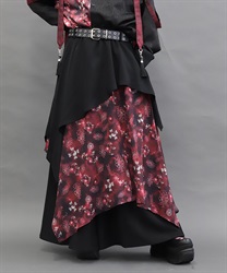 陰陽師レイヤードパンツ(真紅-S)