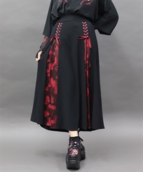 彼岸花切替スカート(真紅-S)