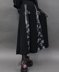 彼岸花切替スカート(月白-S)