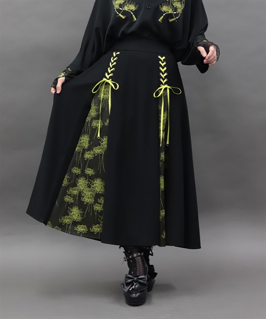 彼岸花切替スカート