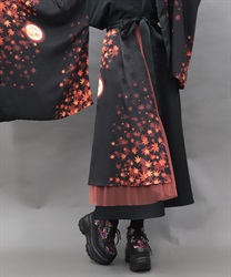 紅葉×月アシメスカート(狐色-S)