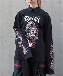 花魁×龍ロンＴ【期間限定価格】(真紅-M)