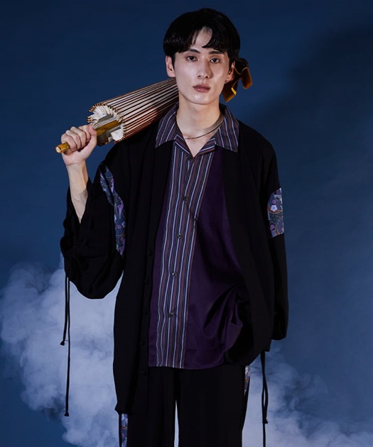 和柄コラージュ羽織 | outlet | axes femme online shop 和柄コラージュ羽織 | outlet | axes femme online shop