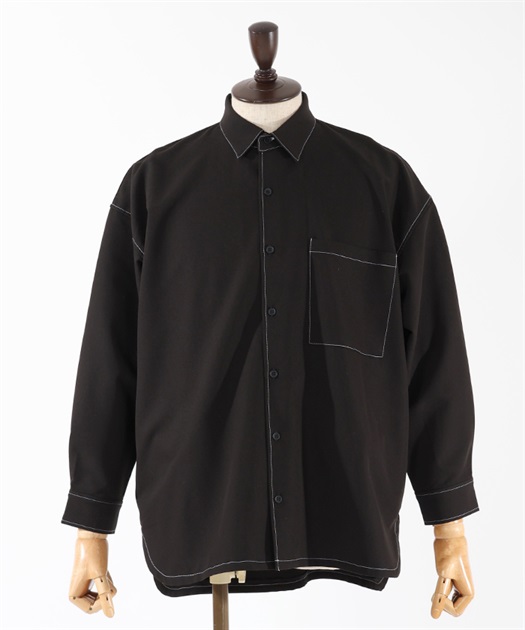 配色ステッチシャツジャケット | outlet | axes femme online shop 配色ステッチシャツジャケット | outlet | axes femme online shop