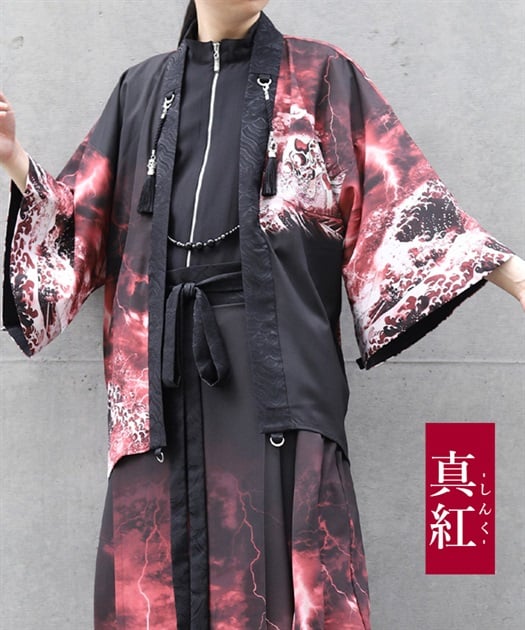 ガシャドクロ柄羽織