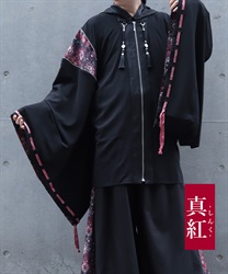 陰陽師×占星ジップ付羽織(真紅-M)