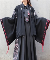 花札切替羽織(真紅-M)
