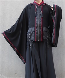 ミリタリーポケット羽織(真紅-M)