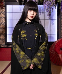 彼岸花ジップ羽織(金糸雀色-M)