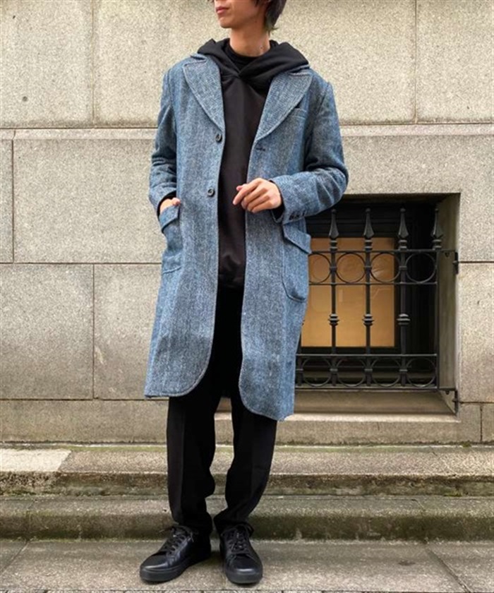 未使用級★N°21★ヘリンボーンツィードコート★オーバーサイズ 未使用級☆N°21☆ヘリンボーンツィードコート☆オーバーサイズ