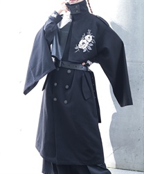 椿刺繍トレンチコート(月白-M)