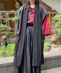 ドレープガウンロングジレ【WEB限定価格】(Ｂ-M)