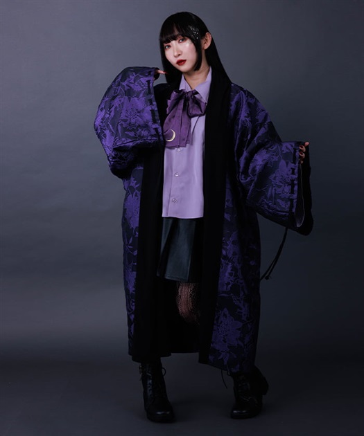 花模様ジャガード羽織【WEB限定価格】 | レディース服 花模様ジャガード羽織【WEB限定価格】 | レディース服