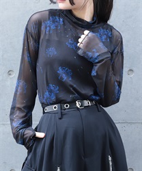 彼岸花×組紐シアーインナー(瑠璃色-S)