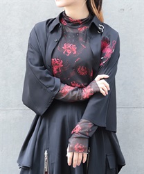 彼岸花×組紐シアーインナー(真紅-S)