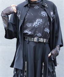 彼岸花×組紐シアーインナー(月白-S)