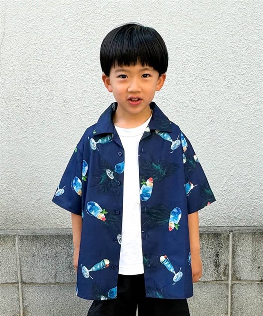 キッズ／ブルーハワイクリームソーダアロハ【WEB限定価格