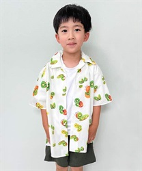 kidsキッズ／キウイプリントアロハ【WEB限定価格】(白-110cm)