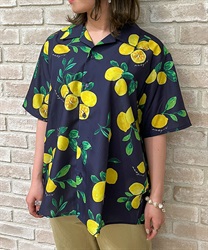 レモンプリントシャツ