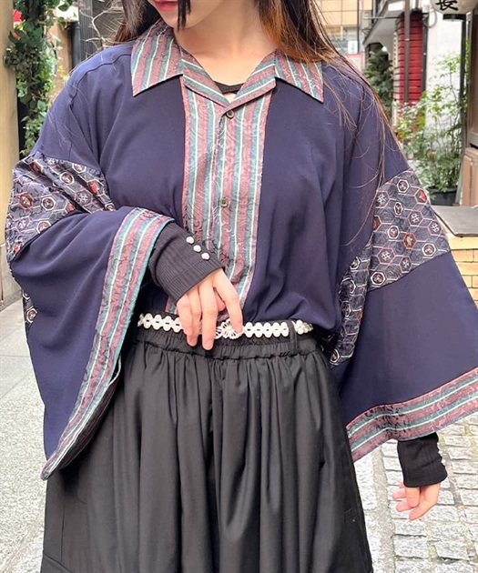 小紋柄アロハ | レディース服・レディースファッションなら 小紋柄アロハ | レディース服・レディースファッションなら