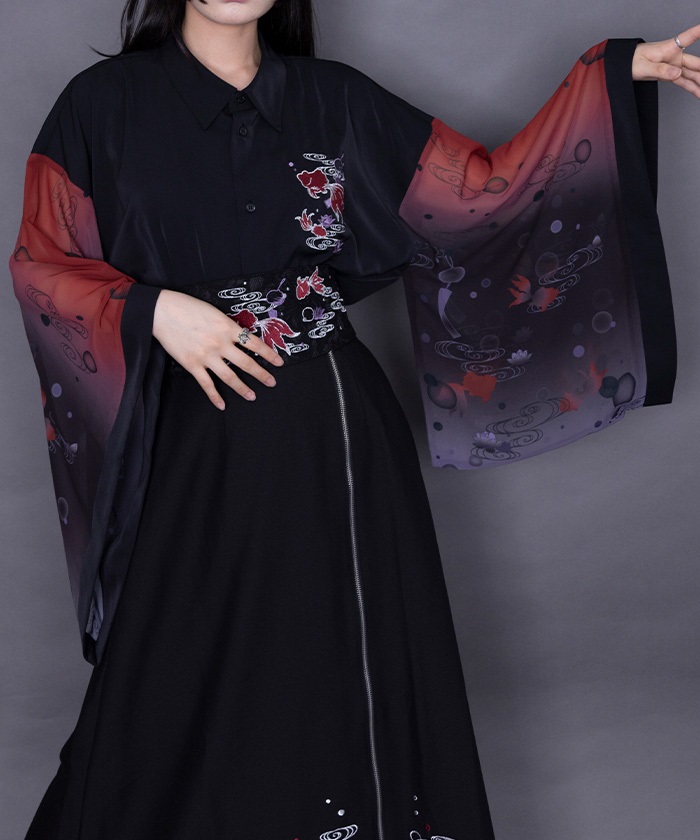アクシーズファム　REZEN　和袖シャツ 金魚和袖シャツ | REZEN | axes femme 公式オンラインショップ