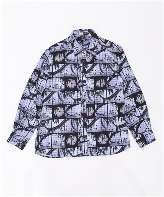 KING SIZE アートプリントリメイクシャツ 4XL HKT713 オックスフォードリメイクシャツ | H.A.K.U MOUNTAIN SUPPLY