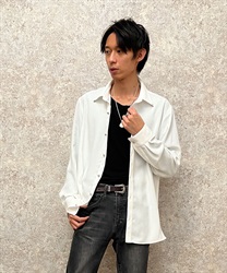 カラーチップ&ローズ釦シャツ | outlet | axes femme online shop カラーチップ&ローズ釦シャツ | outlet | axes femme online shop