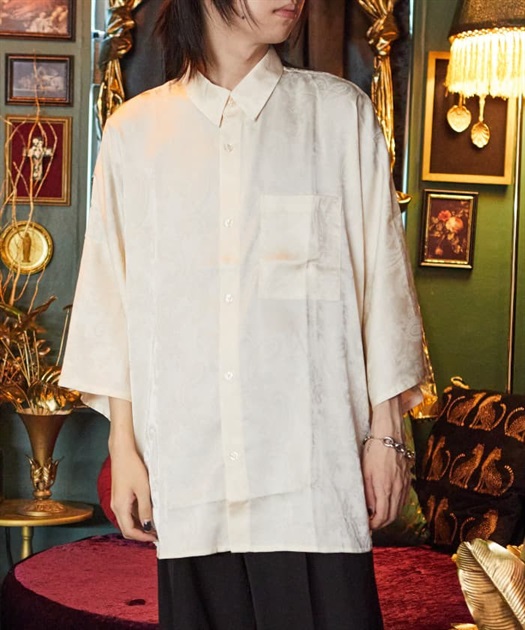 ペイズリー柄ドルマンシャツ | outlet | axes femme online shop ペイズリー柄ドルマンシャツ | outlet | axes femme online shop
