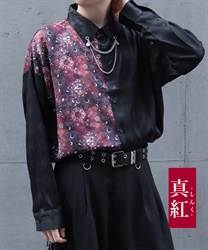 陰陽師×占星配色シャツ(真紅-M)