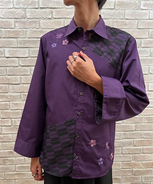 矢羽根PT&桔梗刺繍シャツ【期間限定価格】 | outlet | axes 矢羽根PT&桔梗刺繍シャツ【期間限定価格】 | outlet | axes