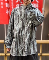 竹林ＰＴドルマン長袖シャツ【WEB限定価格】(グリーン-M)