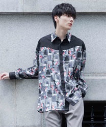 額縁ローズウエスタンシャツ【WEB限定価格】(Ｂ-M)