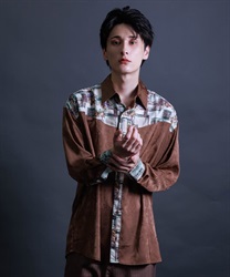 額縁ローズウエスタンシャツ【WEB限定価格】(Ｃ-M)