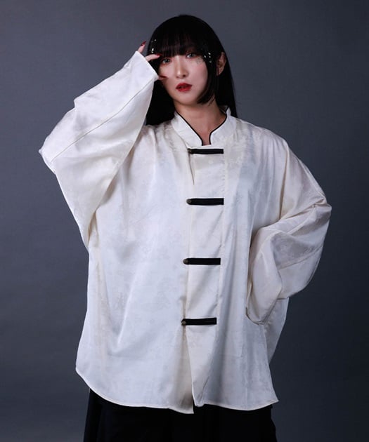 チャイナドルマン長袖シャツ【WEB限定価格】
