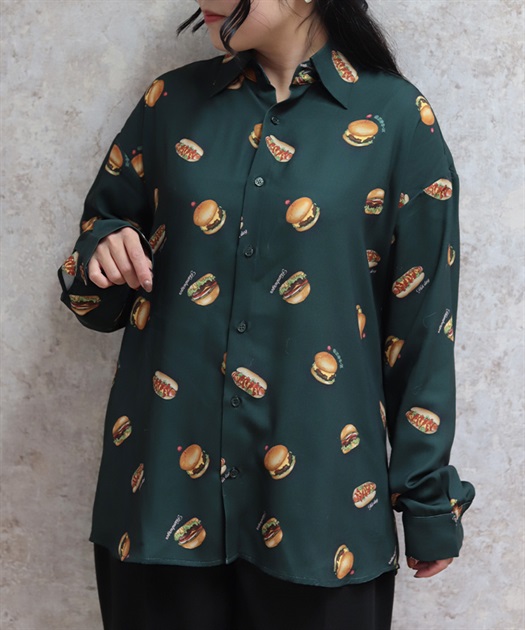 アクシーズファム シェル風デザインチェア(ワイン-F) アメリカンダイナーシャツ | AXES-X | axes femme online shop