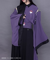 ＮＡＲＵＴＯ／和袖シャツ(本紫-M)