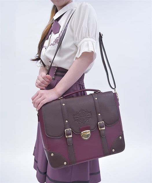 配色フラップサッチェルバッグ | レディース服・レディース 配色フラップサッチェルバッグ | レディース服・レディース