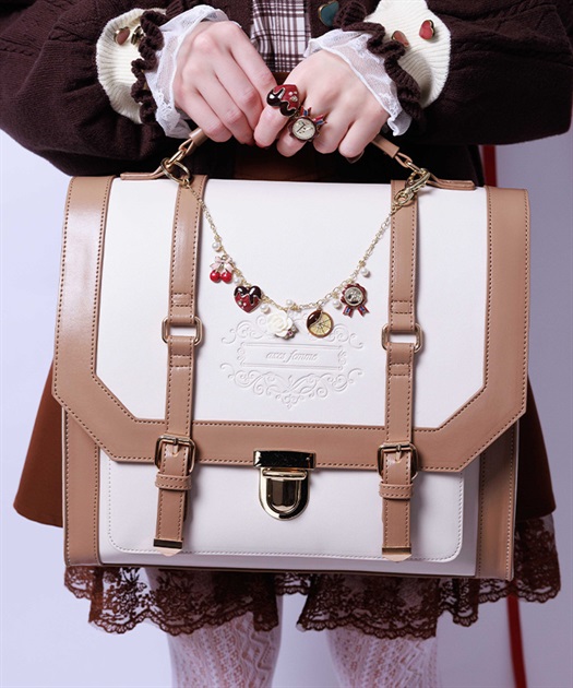 ベルトデザイン配色サッチェル | axes femme | axes femme online shop