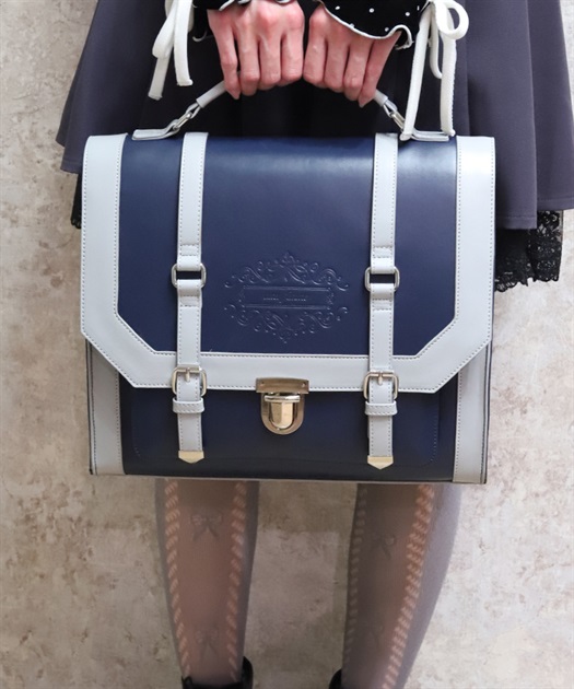 ベルトデザイン配色サッチェル | axes femme | axes femme online shop