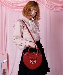 チャーム使いハートバッグ(赤-F)