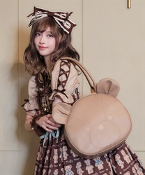 クマ型トートバッグ【ランク限定Web先行販売】(モカ-F)