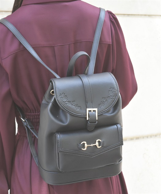 ローズ型押し配色リュック | 雑貨 | axes femme online shop ローズ型押し配色リュック | 雑貨 | axes femme online shop