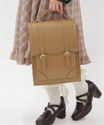 ３ＷＡＹサッチェルバッグ(キャメル-M)