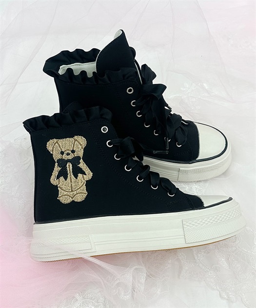 ベア刺繍スニーカー | 雑貨 | axes femme online shop ベア刺繍スニーカー | 雑貨 | axes femme online shop