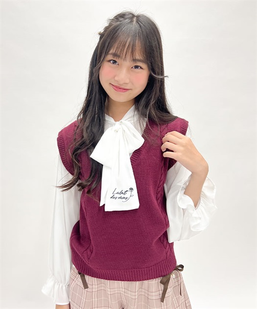 刺繍リボンベスト重ね着風プルオーバー | outlet | axes femme 刺繍リボンベスト重ね着風プルオーバー | outlet | axes femme
