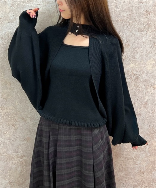 ニットタンク×2WAYニット | outlet | axes femme online shop