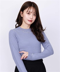 ランダムパールデザインニット | axes femme | axes femme ランダムパールデザインニット | axes femme | axes femme
